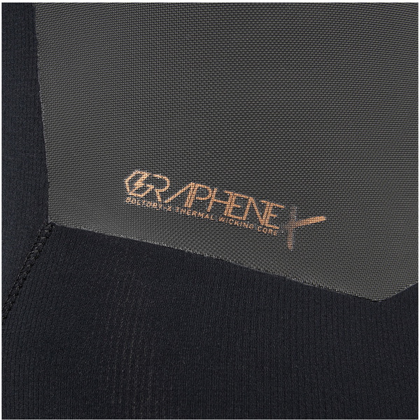 2024 Gul Mens Viper 6/5/4mm Chest Zip Hættevåddragt VR1225/C2 - Black